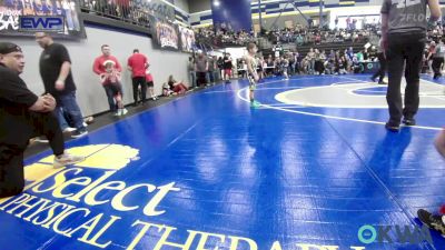 46-49 lbs Quarterfinal - Bill Cox, Weatherford Youth Wrestling vs Grayson Hale, Standfast OKC