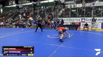 102 lbs Cons. Round 3 - Mack Karmon, FL vs Cody Householder, PA