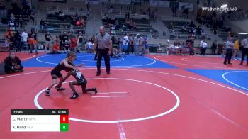 43 lbs Final - Camon Martin, Keystone Kids Wrestling Club vs Kingston Reed, Tulsa McClain Pin-King All Stars