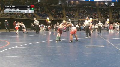 150 lbs Quarterfinal - Drew Bland, Methacton vs Landon Simpson, Waynesburg