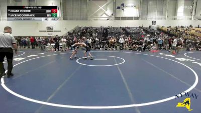 93 lbs Cons. Round 3 - Chase Vicente, Long Beach Gladiators Wrestling vs Jace McCormack, Empire Wrestling Academy