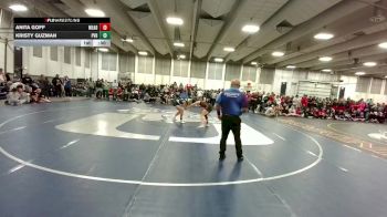 120 lbs Cons. Round 3 - Kristy Guzman, Platte Valley vs Anita Goff, Mead