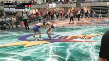 114 lbs Finals (8 Team) - Louis Berglund, Anoka, MN vs Logan Harris, Hononegah, IL