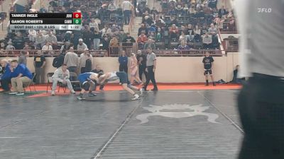 125_B lbs Quarterfinal - Tanner Ingle, Juniata vs Ganon Roberts, Cambridge Springs