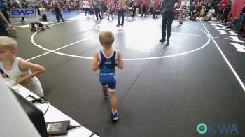 43 lbs Quarterfinal - Eagan Luxton, Bartlesville Wrestling Club vs Cutter Carson, Salina Wrestling Club