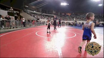 37 lbs Quarterfinal - Wenston Quillin, Chickasha Youth Wrestling vs Jaxson Cartwright, Midwest City Bombers Youth Wrestling Club