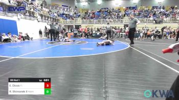 46 lbs Rr Rnd 1 - Eli Dicus, Ft. Gibson Takedown Club vs Ross Shimonek II, Pawhuska Elks Takedown