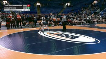 105 lbs Semifinal - Saya Hongmoungkhoune, Rockford (East) vs Charlotte Nold, Arlington Heights (St. Viator)