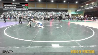 115 lbs Round Of 128 - Brayden Mosher, Rampage Wrestling Club- Roclin, CA vs Chance Fillmore, Toro World Club