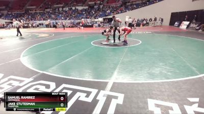 5A-132 lbs Champ. Round 1 - Samuel Ramirez, Centennial vs Jake Stutesman, Thurston