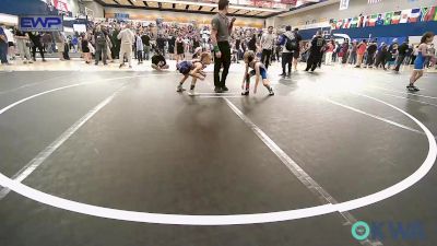 55 lbs Round Of 16 - Beckem Brooks, Winfield Youth Wrestling Club vs Myles Gibson, Standfast OKC