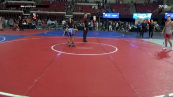123 lbs Cons. Round 4 - Karter Showers, Falls Academy vs Leandro Moran, Billings Wrestling Club