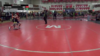 85 lbs Quarterfinal - Eli Appel, Dakota Boyz Wrestling Club vs Jaxon Anderberg, Saint Peter Saints