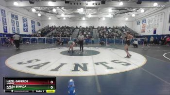 145 lbs Champ. Round 1 - Kalea Sunada, Bonita vs Hazel Gameros, Santa Fe