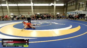 90 lbs Cons. Round 3 - Cody Stebbins, Challis Black Hearts vs Xander Kelly, Weiser