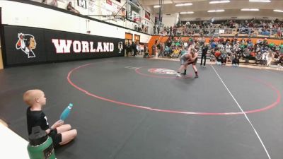 165 lbs Round 1 - Bryian Davis, Powell Middle School vs Kade Enis, Thermopolis Middle School