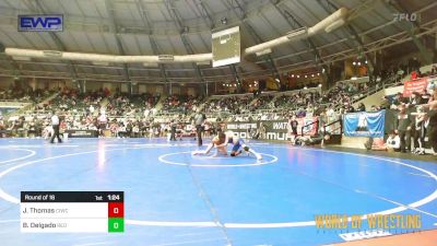 100 lbs Round Of 16 - John Thomas, CIWC-Team Intensity vs Benito Delgado, Red Cobra Westling Academy