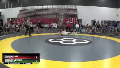 90 lbs Placement Matches (8 Team) - Brennen Veverka, Team Revival vs Cayden Clark, Rebellion