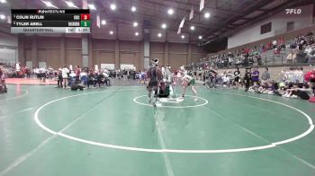 157 lbs Quarterfinal - Colin Rutlin, Christian Brothers College vs Tyler Abell, Rock Bridge