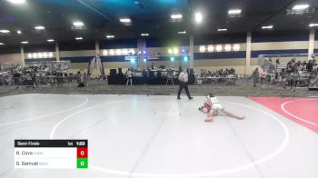 100 lbs Semifinal - Raanan Cova, Yuma Elite Wr Ac vs GeneGene Samuel, Gold Rush Wr Ac