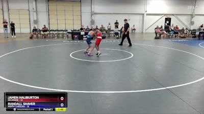 92 lbs Placement Matches (8 Team) - Jamen Haliburton, Delaware vs Randall Shaver, North Carolina