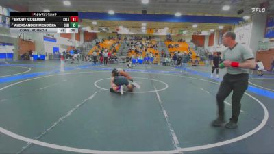 157 lbs Cons. Round 4 - Brody Coleman, Calabasas vs Aleksander Mendoza, Corona Del Mar