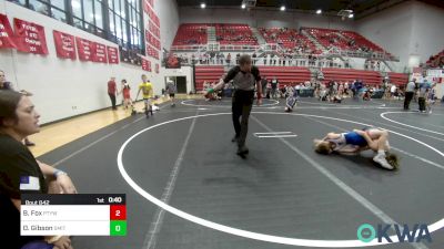 73 lbs Consolation - Baze Fox, Perkins vs Desmond Gibson, Smith Wrestling Academy