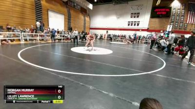 140 lbs Cons. Round 2 - Lilley Lawrence, Lingle-Ft. Laramie/Southeast vs Morgan Murray, Central