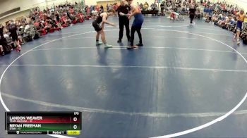 175 lbs Quarterfinals (8 Team) - Bryan Freeman, Utah vs Landon Weaver, Team Arizona