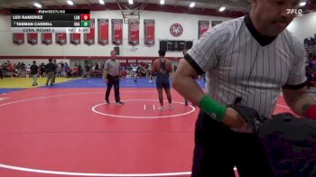 197 lbs Cons. Round 4 - Tasman Cassell, Unattached vs Leo Rameriez, Lemoore College