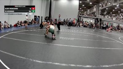 120 lbs Round 2 (6 Team) - Alex Rosciano, Frost Gang vs PJ Irvining, Broad Axe Gold