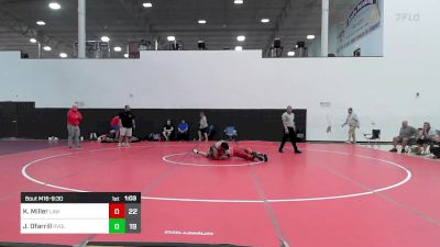 162 lbs Quarterfinal - Klint Miller, LAW vs Jaydin Ofarrill, Revival Red