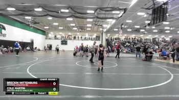 80 lbs Champ. Round 1 - Breckin Wittenburg, Immortal Athletics WC vs Cole Martin, Greater Heights Wrestling