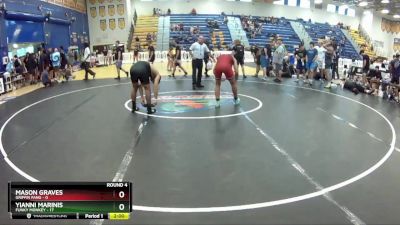 144 lbs Round 4 (8 Team) - Yianni Marinis, Funky Monkey vs Mason Graves, Griffin Fang
