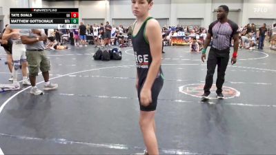 120 lbs Round 5 (6 Team) - Matthew Gottschalk, MF Army vs Tate Suals, Gamehouse TC