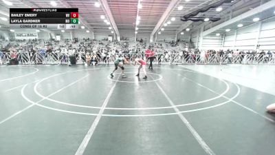 126 lbs Consi Of 16 #2 - Bailey Emery, WV vs Layla Gardner, MO