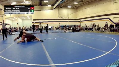 285 lbs Cons. Semi - Hamza Rafferty, Adrian NCAA vs Lincoln Carlson, East Stroudsburg University