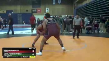 220 lbs Cons. Round 3 - Adolfo Hernandez, Fort Morgan vs Andy Rodriguez, Sierra