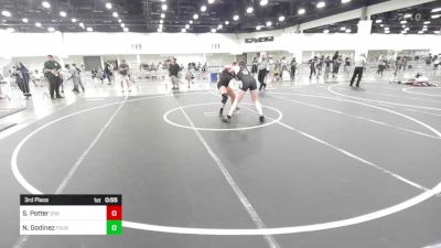 155 lbs 3rd Place - Shaylin Potter, 209 Wrestling vs Natalie Godinez, Fourth Chamber WC