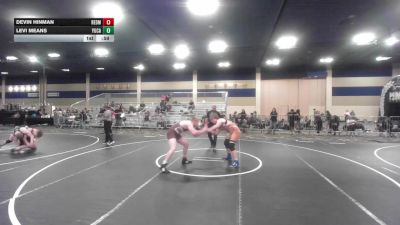 215 lbs Consi Of 4 - Devin Hinman, Redmond HS vs Levi Means, Yucaipa Thunder WC