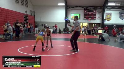 5th Place Match - Jp Adams, Washington Matbackers vs Landon Higdon, Camp Point Youth Wrestling