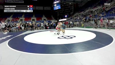 165 lbs Cons. Rd Of 64 - Noah Holman, WA vs Cohen Davis, IN