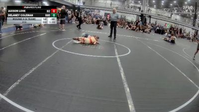 60 lbs Round 3 (4 Team) - Delaney Coleman, RedNose WS vs Jaxson Love, Upstate Uprising 2.0