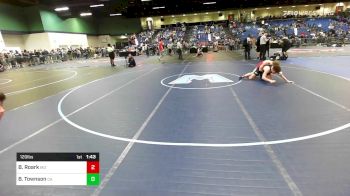 120 lbs Consi Of 16 #1 - Brady Roark, MO vs Billy Townson, CA