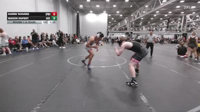 157 lbs Round 1 (4 Team) - Kaden Tavares, Spear WC vs Mason Dupert, Outlaws HS