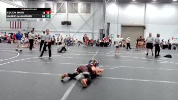 95 lbs Round 2 - Colton Waite, Xtreme Wrestling vs Gabriella Gauthier, Maryland Mana