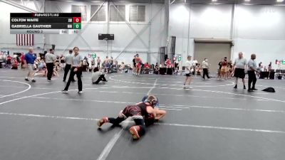 95 lbs Round 2 - Colton Waite, Xtreme Wrestling vs Gabriella Gauthier, Maryland Mana