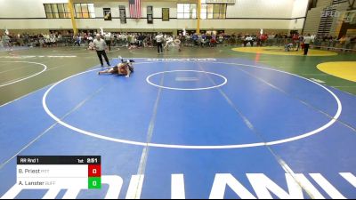 141D lbs Rr Rnd 1 - Briar Priest, Pitt vs Aaron Lanster, Buffalo