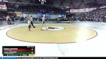 Cons. Round 2 - Diana Camargo, Wapato (Girls) vs Leah Wallway, La Center (Girls)