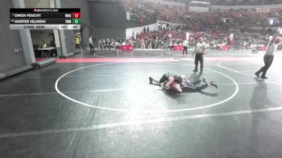 135 lbs Cons. Semi - Owen Feucht, Waunakee Wrestling Club vs Hunter Iglinski, Waterford Youth Wrestling Club